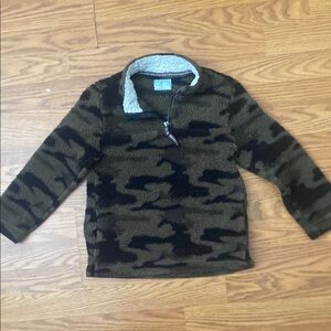 Camouflage Quarter-Zip Pullover